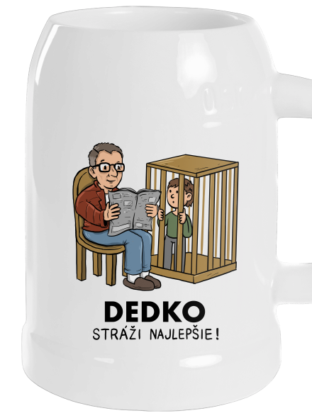 Dedko stráži najlepšie polliter White