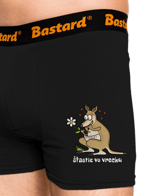Šťastie vo vrecku boxerky Black
