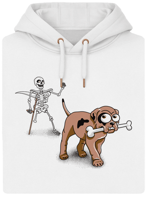 Kostlivec unisex mikina premium Snowwhite