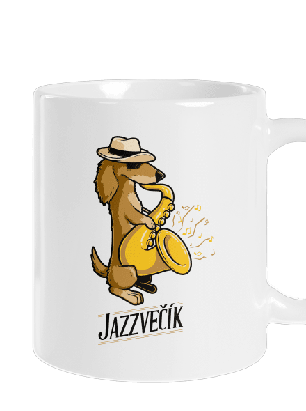 Jazzvečík klasický hrnček White