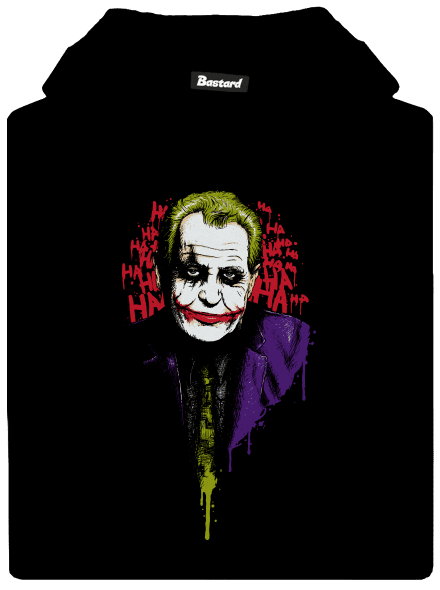 Zeman Joker detská mikina klokanka Black