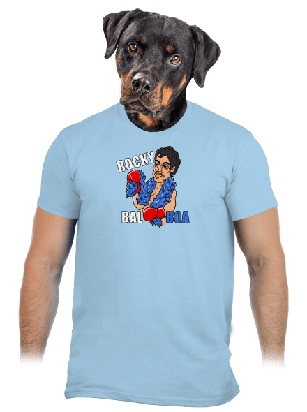 Rocky Bal boa pánske tričko Sky Blue