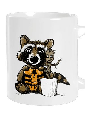 Strážcovia galaxie veľký hrnček White