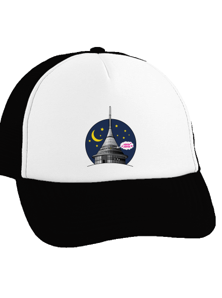 Ještěd šiltovka truckerka Black cap