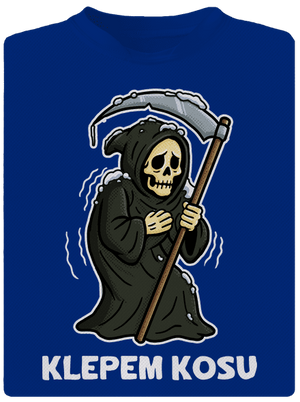 Klepem kosu pánske športové tričko Royal Blue Mal