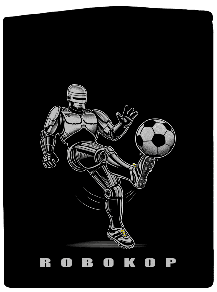 Robokop dámska mikina na zips Black