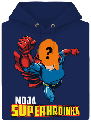 Moja superhrdinka unisex mikina premium Navy