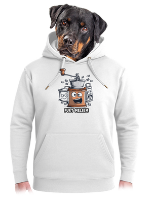 Mlynček unisex mikina premium Snowwhite