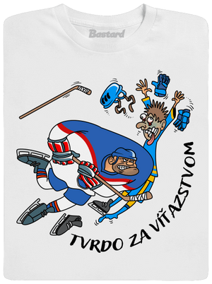 Tvrdo za víťazstvom pánske tričko White