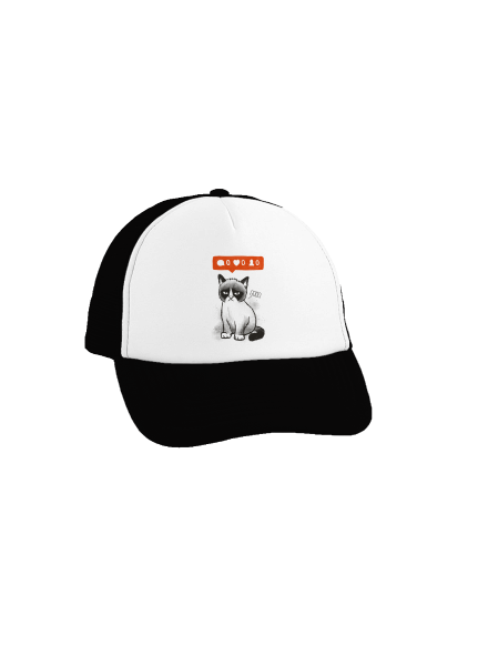 Grumpy šiltovka truckerka Black cap