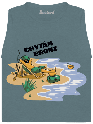  dámske tielko voľné Heather Deep Teal