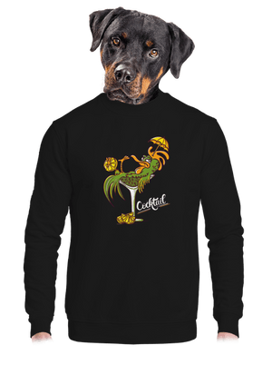 unisex mikina bez kapucne