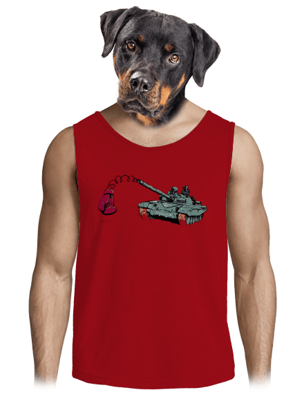 Tank pánske tielko Red