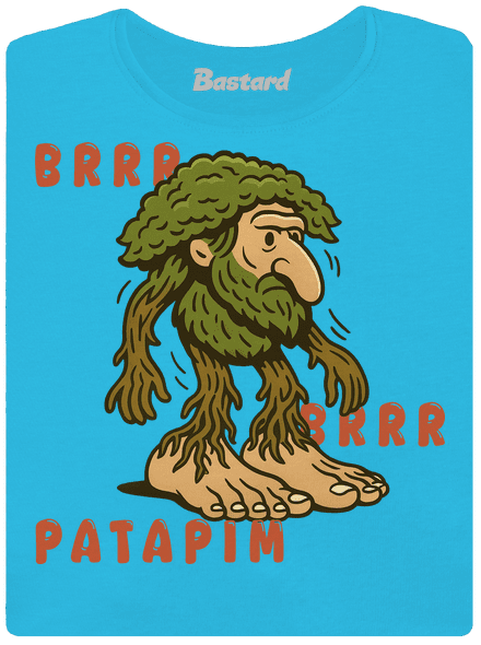Brrr Brrr Patapim – Italian Brainrot dámske tričko s lemom Blue Atol