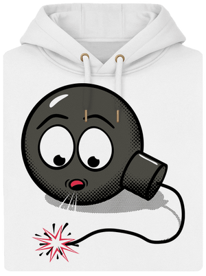 Bomba unisex mikina premium Snowwhite