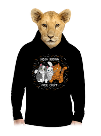 detská mikina klokanka