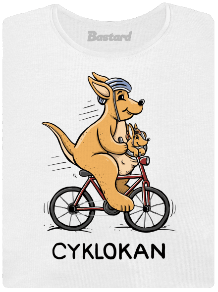 Cyklokan dámske tričko prémium White