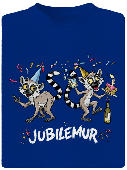 Jubilemur pánske športové tričko Royal Blue Mal