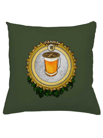 Pivný horoskop: Panna vankúš Olive Green