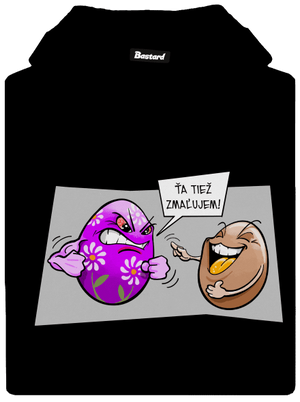 Zmaľujem ťa pánska mikina klokanka Black