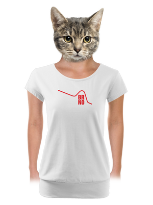 dámske tričko s lemom