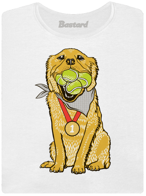 Zlatý retriever dámske tričko White