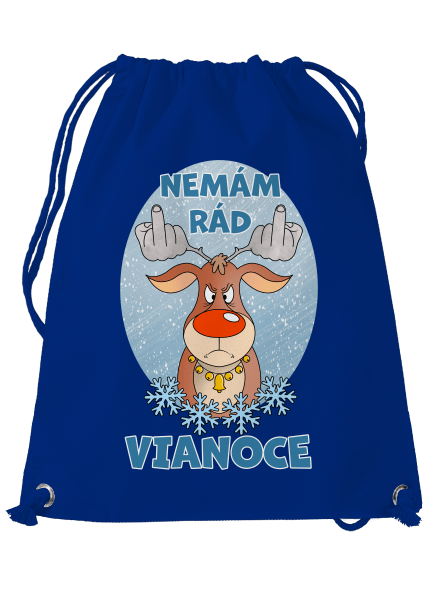 Nemám rád Vianoce vak Royal Blue Mal