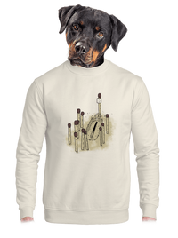 unisex mikina bez kapucne