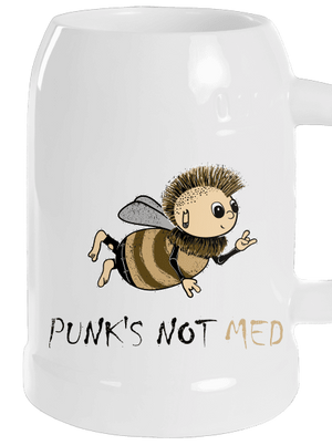 Punks Not Med polliter White