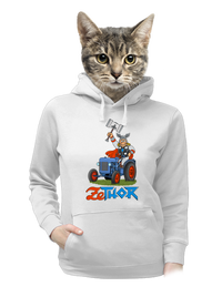 dámska mikina klokanka