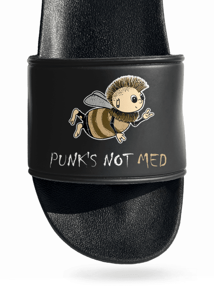 Punks Not Med šľapky Black