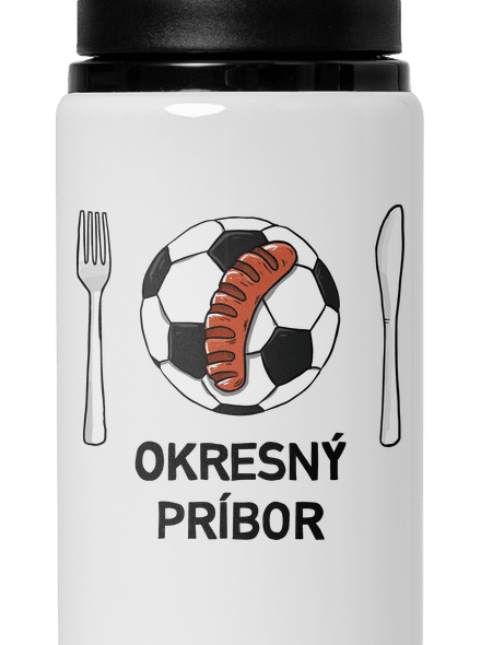 Okresný príbor flaša na vodu White