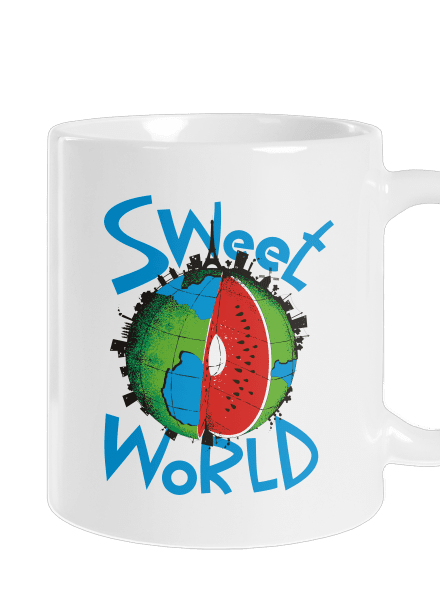 Sweet World klasický hrnček White