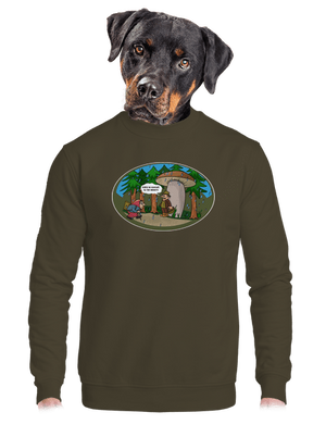 unisex mikina bez kapucne