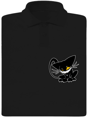 Evil cat pánska polokošeľa Black