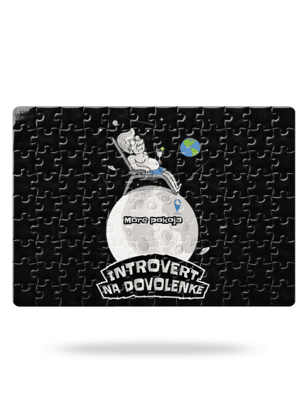 Introvert na dovolenke puzzle White