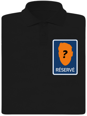 Značka réservé pánska polokošeľa Black