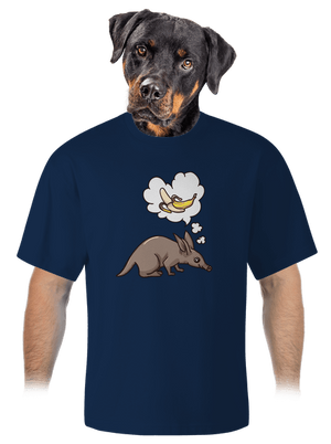 Samica hrabáča unisex tričko oversized Midnight Blue