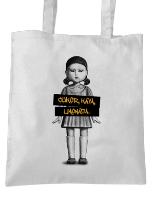Cukor, káva, limonáda taška White