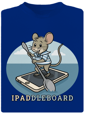 Ipaddleboard pánske športové tričko Royal Blue Mal