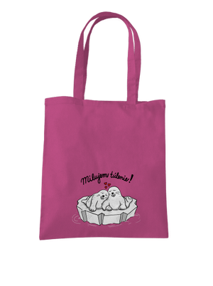 Milujem túlenie taška Fuchsia