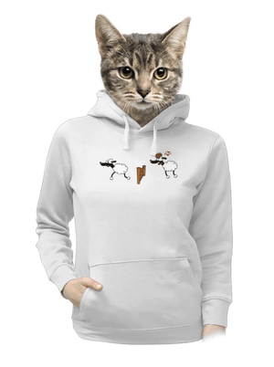 dámska mikina klokanka