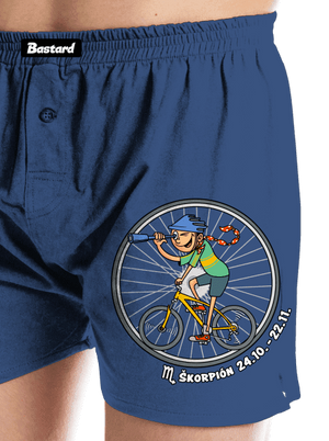 Cyklistický horoskop: Škorpión pánske trenky Blue