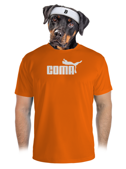 Coma pánske športové tričko Neon Orange
