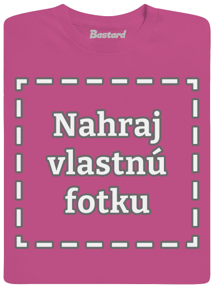 Vlastná potlač detské tričko Fuchsia