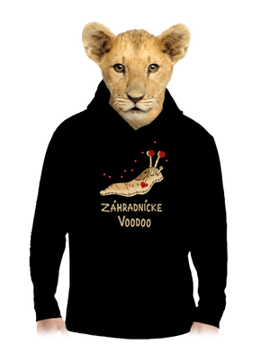 Záhradnícke voodoo detská mikina klokanka Black