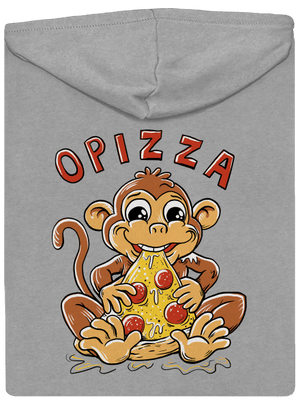 Opizza pánska mikina na zips Light Melange