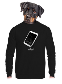 unisex mikina bez kapucne