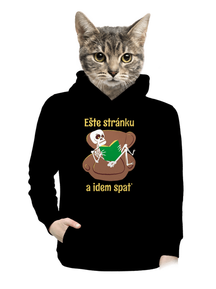 Ešte stránku dámska mikina klokanka Black