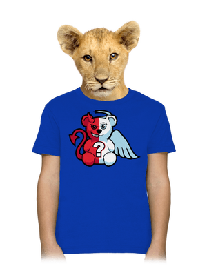 Anjel vs. diabol detské tričko Royal Blue
